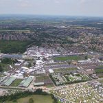 Overhead image of the Great Yorkshire Showground