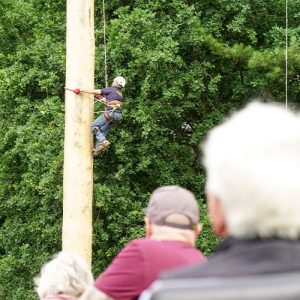Pole Climbing at the Great Yorkshire Show